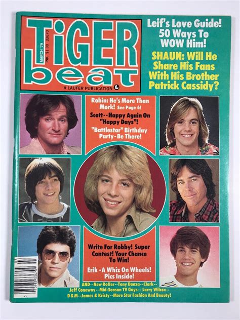 Tiger Beat Magazine March 1979 Robin Williams Scott Cassidy Patrick Cassidy Ebay