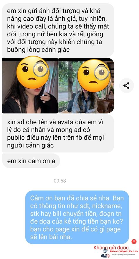 Telegram thuytrang dụ chat sex rồi quay clip tống tiền vào stk