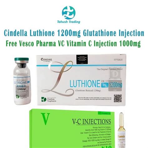 Luthione 1200mg Glutathione Injection In India For Skin Whitening