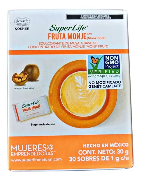 Stevia Super Life Plus Endulzante Sin Azucar 30 Sobres 1g Mebuscar México