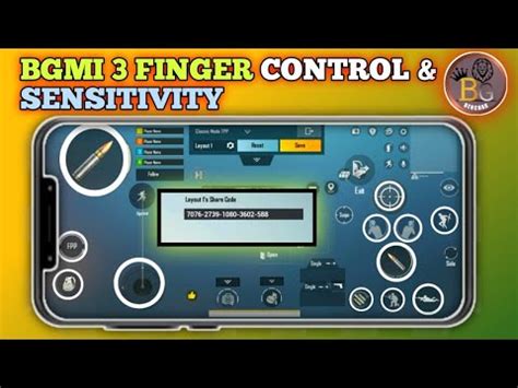 2022 Bgmi 3 Finger Setting Bgmi 3 Finger Control Code Bgmi Best