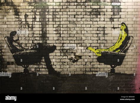 Graffiti Exhibition London Uk Stock Photo Alamy