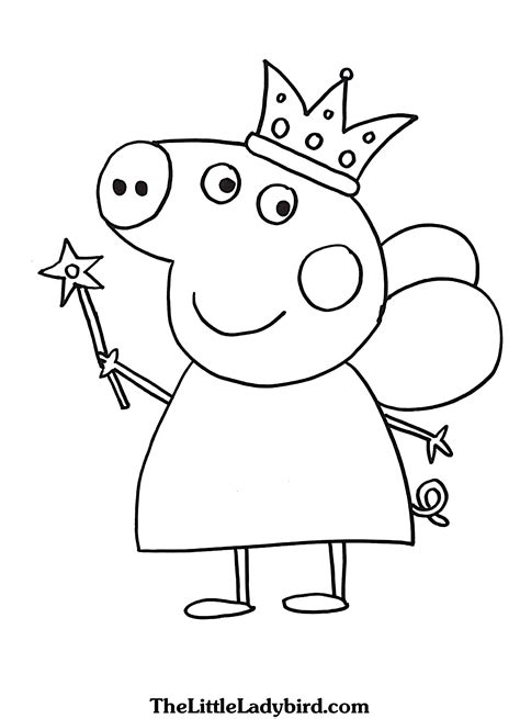 Print Peppa Pig Coloring Pages at GetColorings.com | Free printable ...