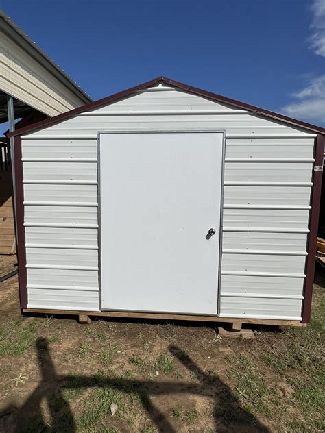 10x12 Metal Shed Aubrey Texas Lot Play Outdoors Texas