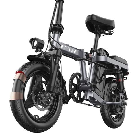 Engwe T Electric Bike Inch Tire V Ah W Motor Km H Grey