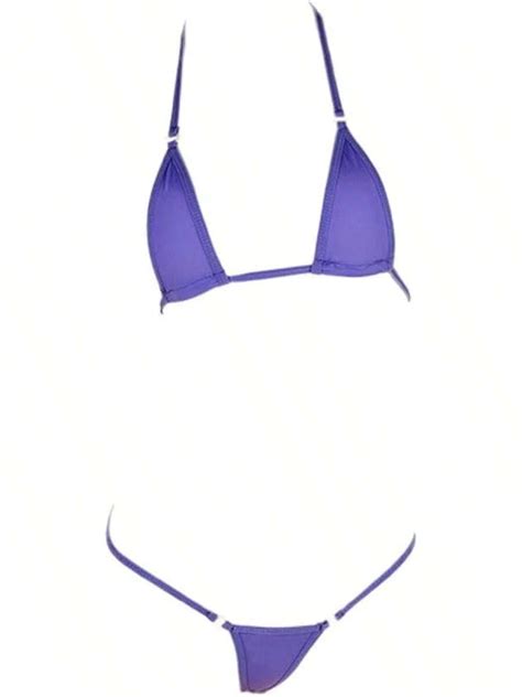 WOMEN S Extreme Sexy Hot Silk Micro Bikinis Set Mini Smart Swimwear SHEIN USA