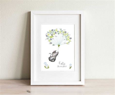 Süßer Baby Print Baum zur Geburt oder Taufe Din A4 Zur Hochzeit