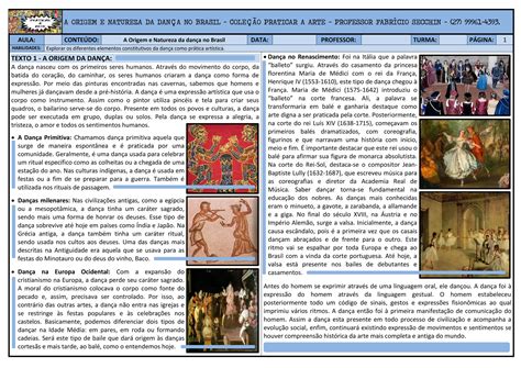 Origem Das Danças - Origem e Natureza da dança no Brasil - Coleção Praticar a Arte ...