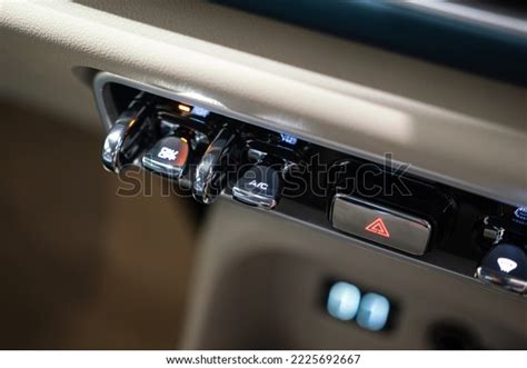 modern design air conditioner ac switch stock photo