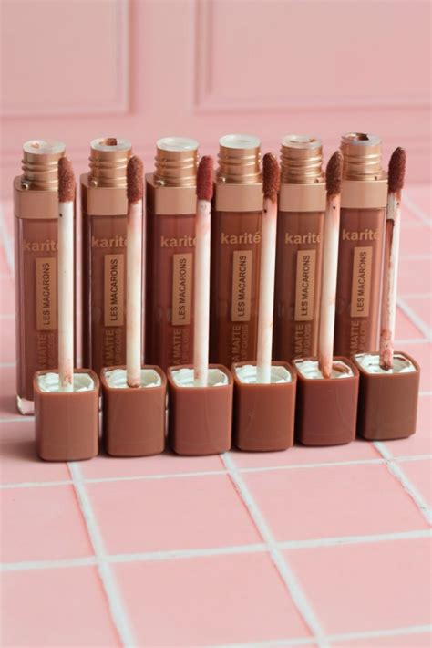 Labial Ultra Matte Macarons Tonos Nude Karite Valmar