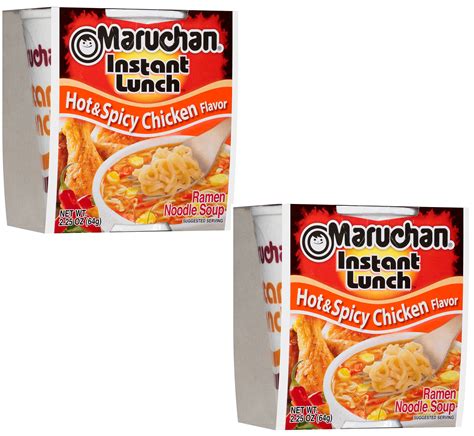 Maruchan Instant Lunch Hot Spicy Chicken Flavor 2 25 Oz Pack Of 2