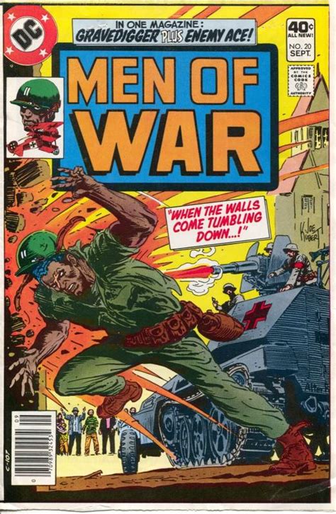 Men of War DC Comics Cover Proof #20 1979-Joe Kubert-African-American ...