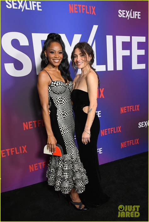 Sex Life Stars Real Life Couple Adam Demos Sarah Shahi Look So In Love At Netflix S Season