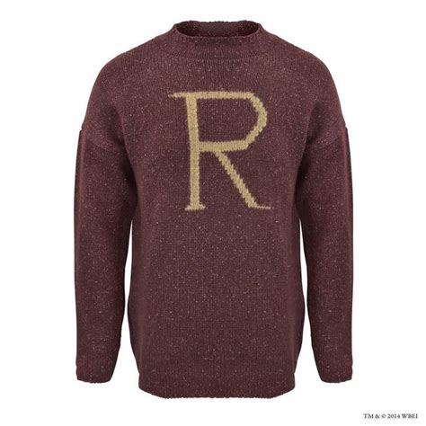 R For Ron Weasley Knitted Jumper Adults Warner Bros Studio Tour