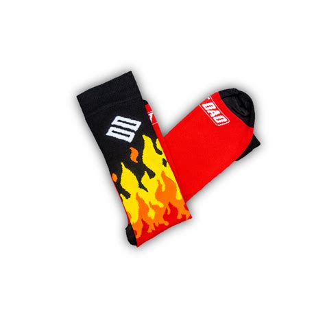 Meia Hot Flame By Jocker Socks Dirt Dad