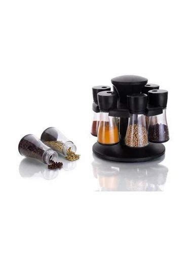 Circular Plastic 6 In 1 Spice Rack Revolving At ₹ 90set In Rajkot Id