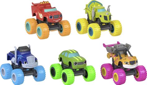 Fisher-Price Blaze and the Monster Machines Neon Wheels 5-Pack of