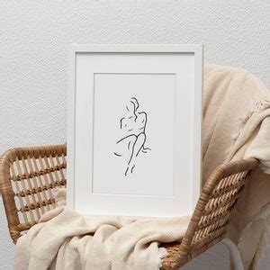 Digital Art Print Naked Woman Printable Arts Nude Woman Etsy