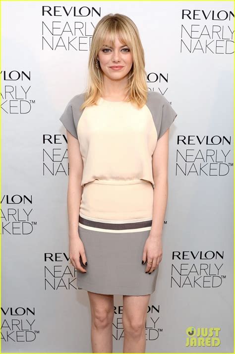 Emma Stone Revlon S Nearly Naked Makeup Launch Photo Emma Stone Pictures Just Jared
