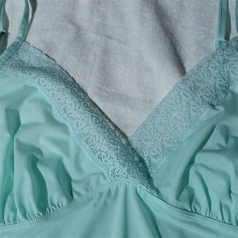 Jockey Baby Doll Lingerie Set Aqua Nwot Gem