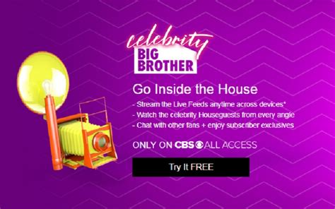 Celebrity Big Brother Live Feeds USA: Watch CBS Free Streaming Online