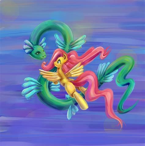 Artist Maytee Derpibooru Import Fluttershy Lizard Safe