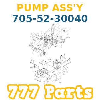 705 52 30040 Komatsu PUMP ASS Y