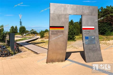 Border between Germany and Poland The border crossing is located ...