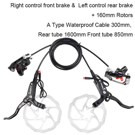 Комплект гидравлических дисковых тормозов E-Bike MTB, переключатель ...