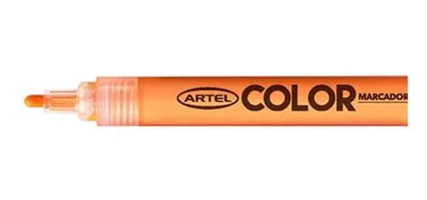 Marcador Acrílico Color Artel 2mm Color Anaranjado Cuotas sin interés