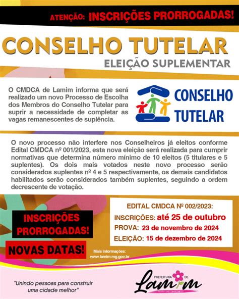 Edital Para Processo De Escolha Suplementar Dos Membros Do Conselho