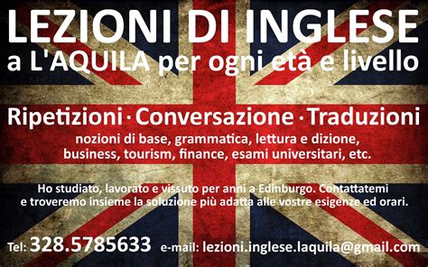 Lezioni Di Inglese A Laquila
