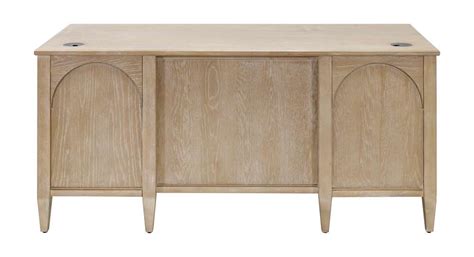 Martin Furniture Laurel Modern Wood Double Pedestal Desk Wood