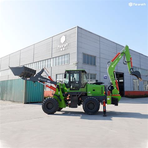 Yaweh X Compact Tractor Chinese Backhoe Excavator Loader For