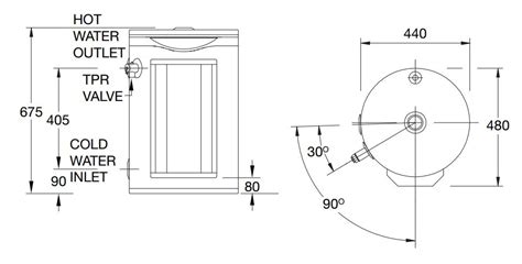 Rheem 50Litre 4 8KW Triple Element Electric Hot Water System 613050G8 Hot Water Supplies