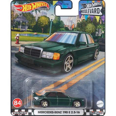 Mattel Hot Wheels Premium Boulevard Mercedes Benz 190E 2 5 16 GJT68 HWW12 Toys Shop Gr