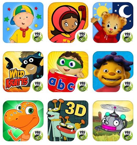 9 PBS Kids Android Apps for $0.99 Each! *Caillou, Daniel Tiger, Super ...