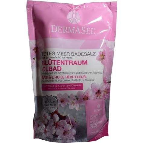 DERMASEL TOTES MEER BADESALZ BLÜTENTRAUM ÖLBAD 420 400 g 20 ml schon