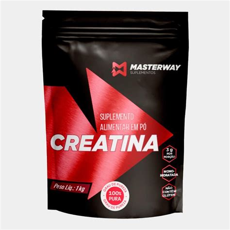Creatina Masterway É Boa - Creatina Monohidratada Pó Masterway Suplementos 100% Pura 1Kg Pó Sem ...