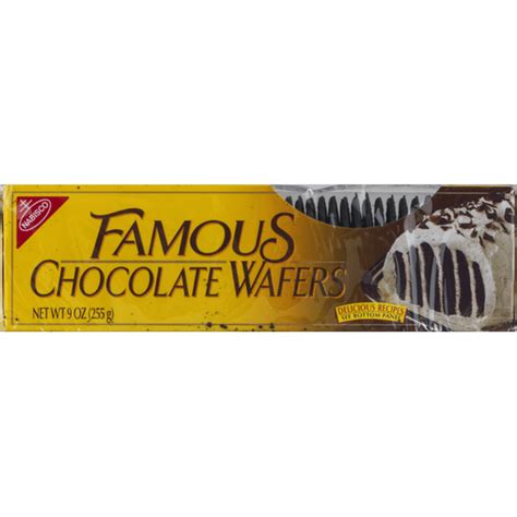 Nabisco Famous Chocolate Wafers Chocolate Cookies Oz Instacart