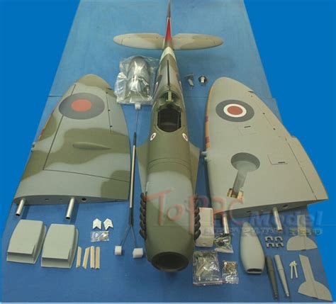 Spitfire Full Composite Model Airplane Arf 206cm 7kg 35cc Top Rc Model