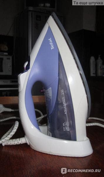 Утюг Tefal Aqua Speed 210 - « От Tefal ожидала лучшего (плюс фото ...