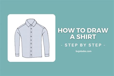 How To Draw A Shirt In A Few Easy Steps Bujo Babe