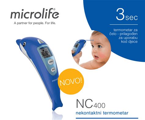 Microlife Beskontaktni Toplomjer Za Čelo NC 400 | apotekos