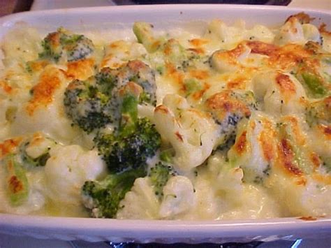 Gratin De Brocoli Et De Chou Fleur Au Mozzarella