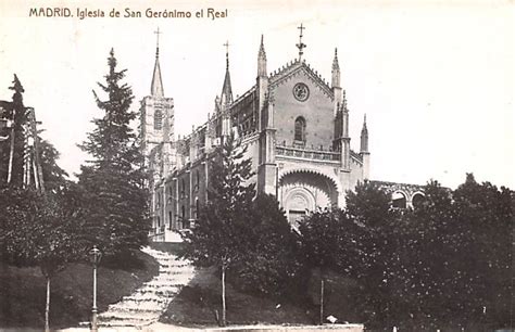 Madrid Real Photo Iglesia De San Geronimo El Real Spain Postcard Post