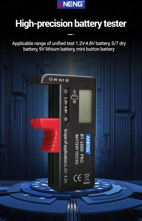 Aneng An 168 Pro Digitaler Tester Für Lithium Batterie Kapazität