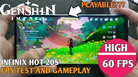 Infinix Hot S Mediatek Helio G Genshin Impact Gameplay High Fps Youtube