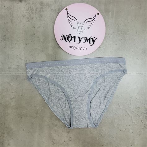 Quần lót Victorias Secret bikini thun cotton màu xám 415968 Nội y Mỹ