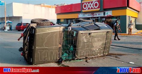 Hoy Tamaulipas Choque En Tamaulipas Choque Con Volcadura Deja Tres